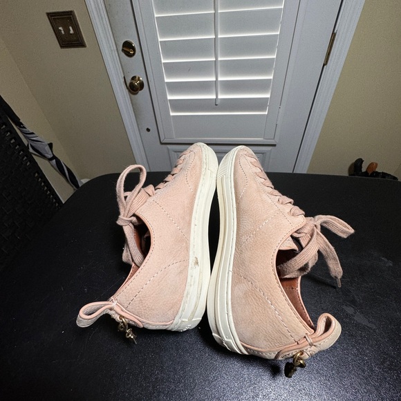 Coach pink size 5B nubuck low top sneakers - Picture 8 of 11